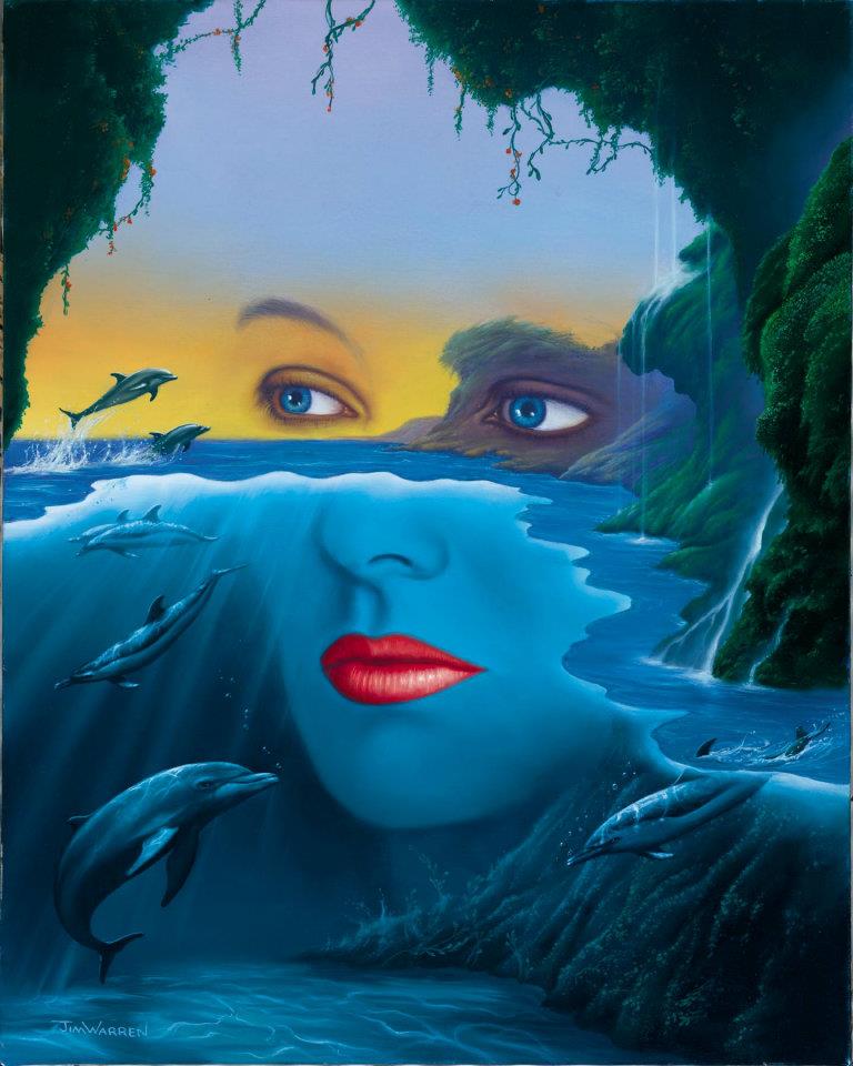 Jim Warren 1949 Fantasy Surrealist Painter Tutt Art