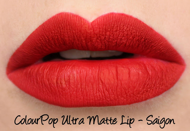 ColourPop Ultra Matte Lip - Saigon Swatches & Review