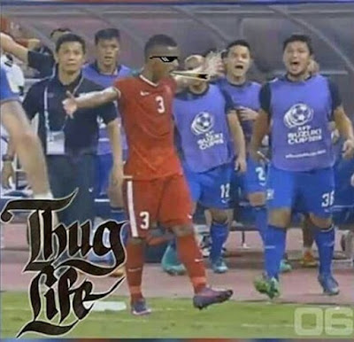 10 Meme Greget 'Abduh Lestaluhu' Pasca Aksi Tendangan Bola ke Bench Thailand
