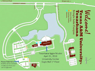 Texarkana A M Club - 2011%2BTAMUT%2BCampus%2BMap