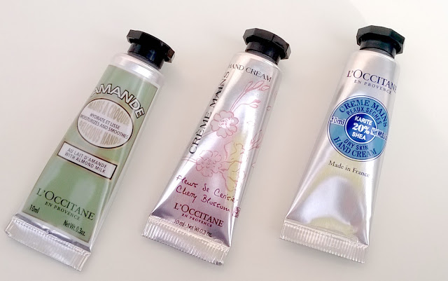 L'Occitane en Provence hand creams: Shea Butter Hand Creams, Amande-Almond Delicious Hands and Cherry Blossom L'Occitane en Provence hand creams: Shea Butter Hand Creams, Amande-Almond Delicious Hands and Cherry Blossom, a review