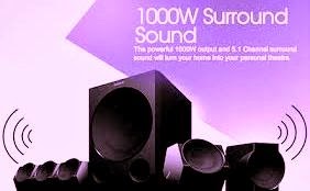 The Sony HT-IV300 is able to provide a sound output of 1000W. Sony HT- IV300 is a home theater