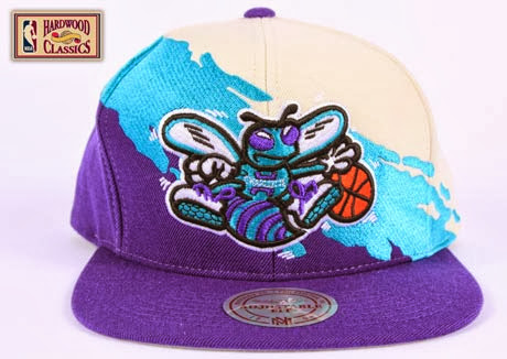 Mitchell and Ness Snapback Hats, Charlotte Hornets Snapback Hats ...