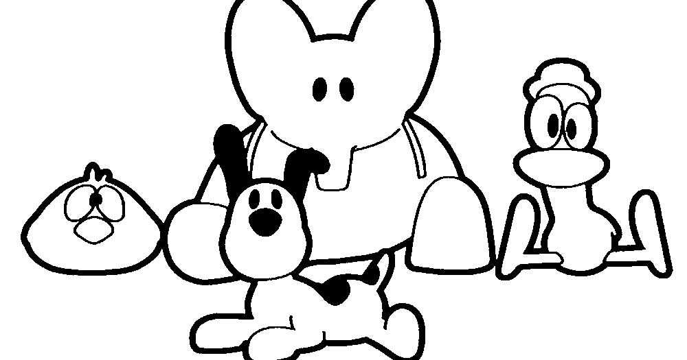 Dibujos Sin Colorear Dibujos De Personajes De Pocoyo Para Colorear Novos desenhos gratis para imprimir, pintar e colorir toda semana! dibujos sin colorear dibujos de