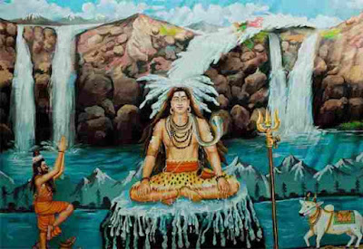 சிவபெருமான் & கங்கை Lord Shiva Jata Hair
