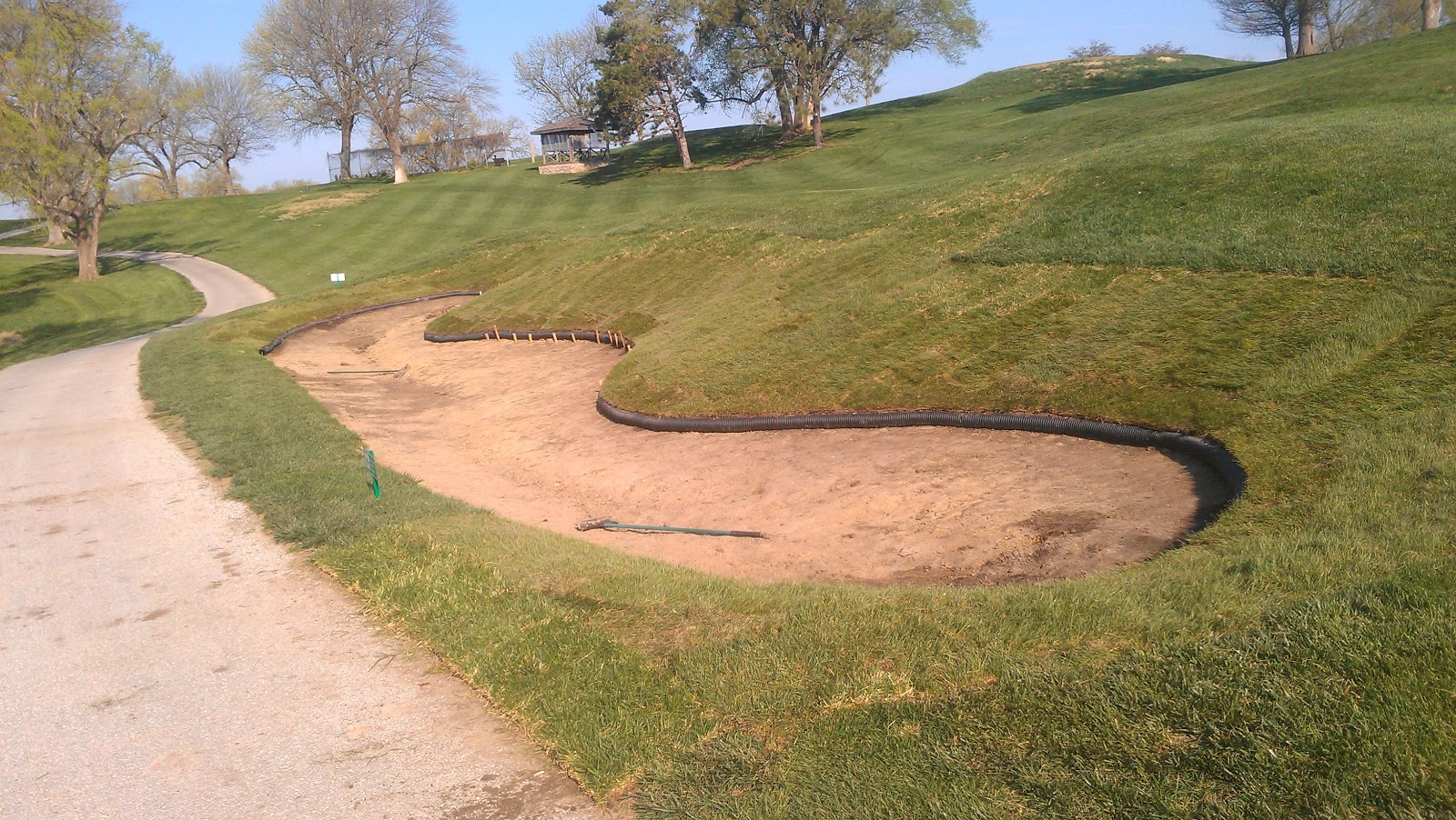 Swope Memorial Golf Course Maintenance 16 Bunker Rebuild