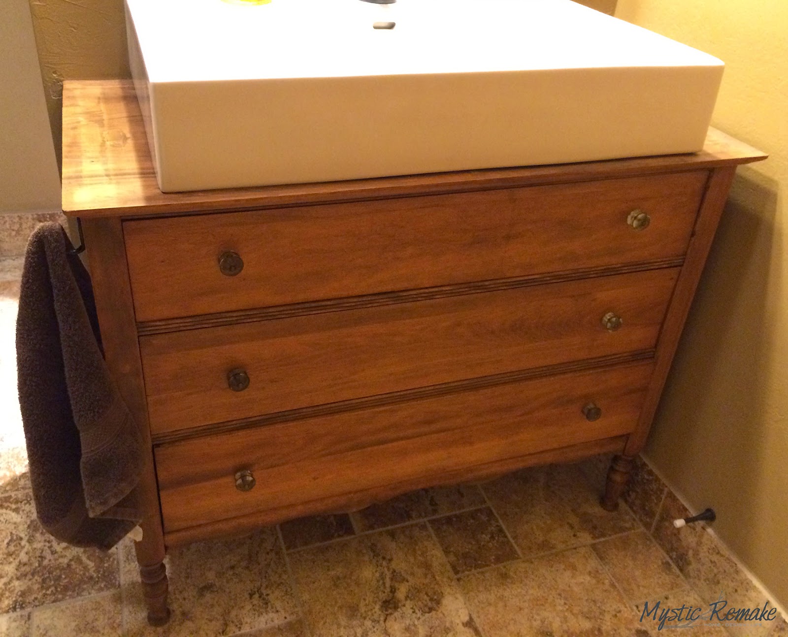 Mystic Remake Creatively Inspired Home Upcycled Bathroom Vanity