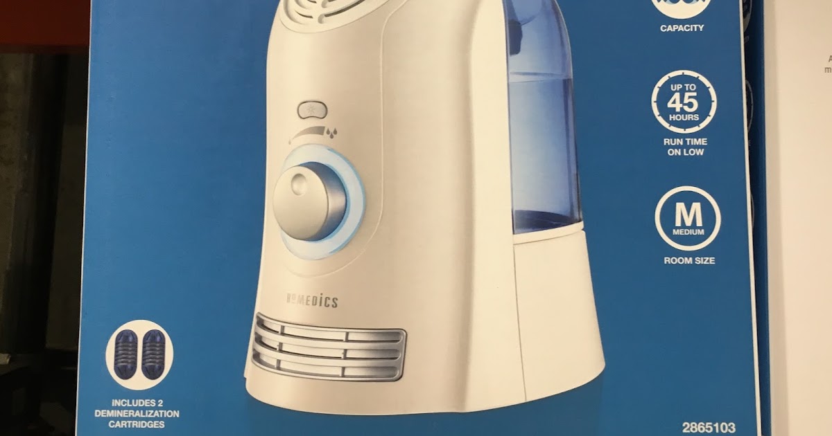 HoMedics Cool Mist Ultrasonic Humidifier | Costco Weekender