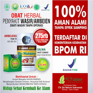 Salep Obat Wasir Luar Bengkak Terdaftar di BPOM dan Dinkes RI