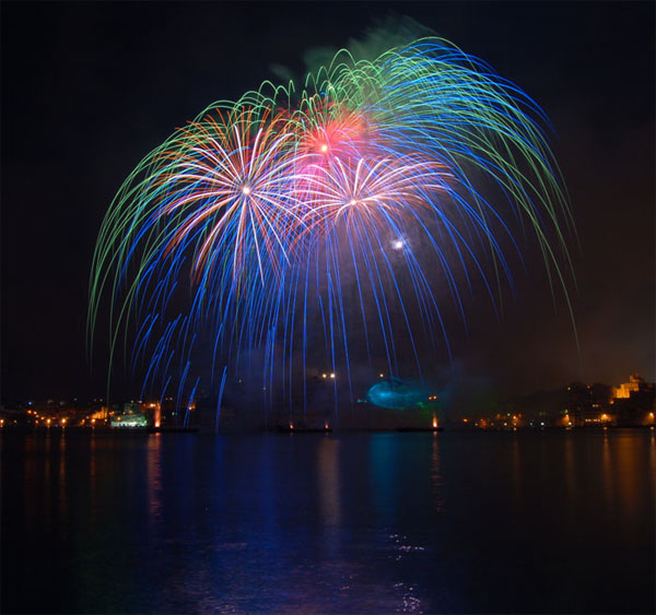 stunning fireworks