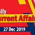Kerala PSC Daily Malayalam Current Affairs 27 Dec 2019