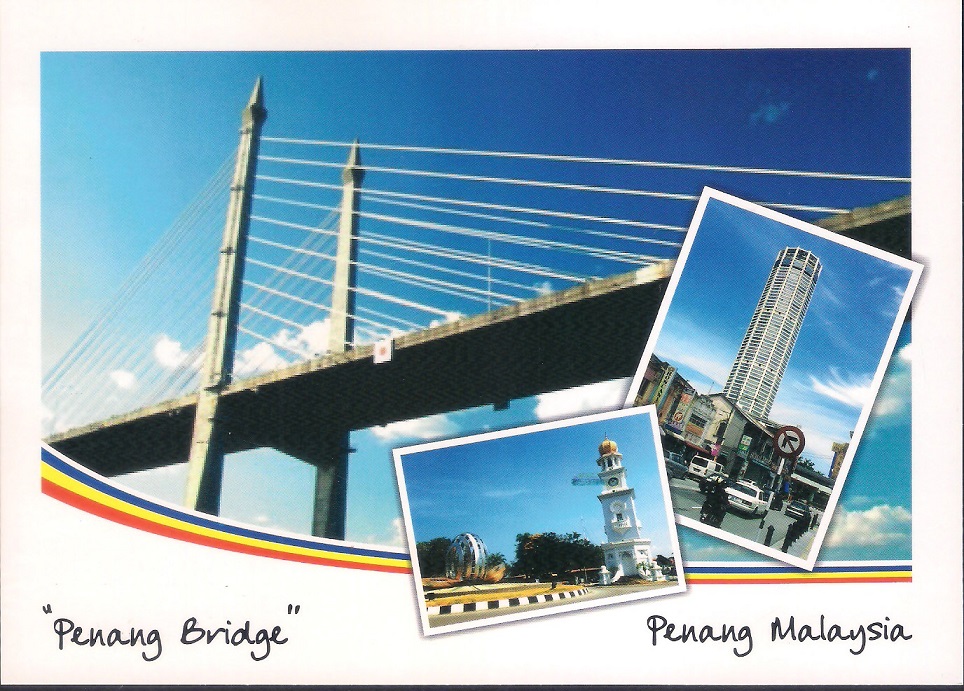 MALAYSIA POSTCARD MALAYSIA POSTCARD PENANG TOURIST (SET OF 5)
