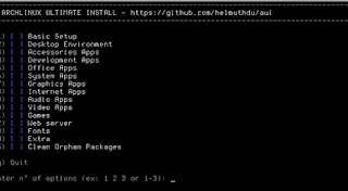 Download Archlinux Ultimate Install Script