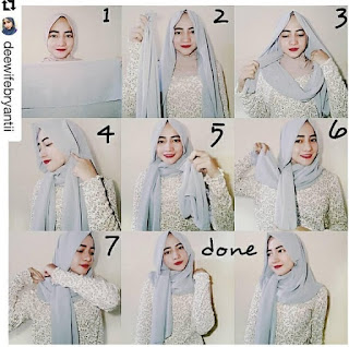 Cara Memakai hijab yang Modern dan Simple