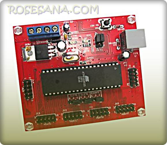 2R Hardware Electronics Low Cost Microcontroller System With ATMEGA8535