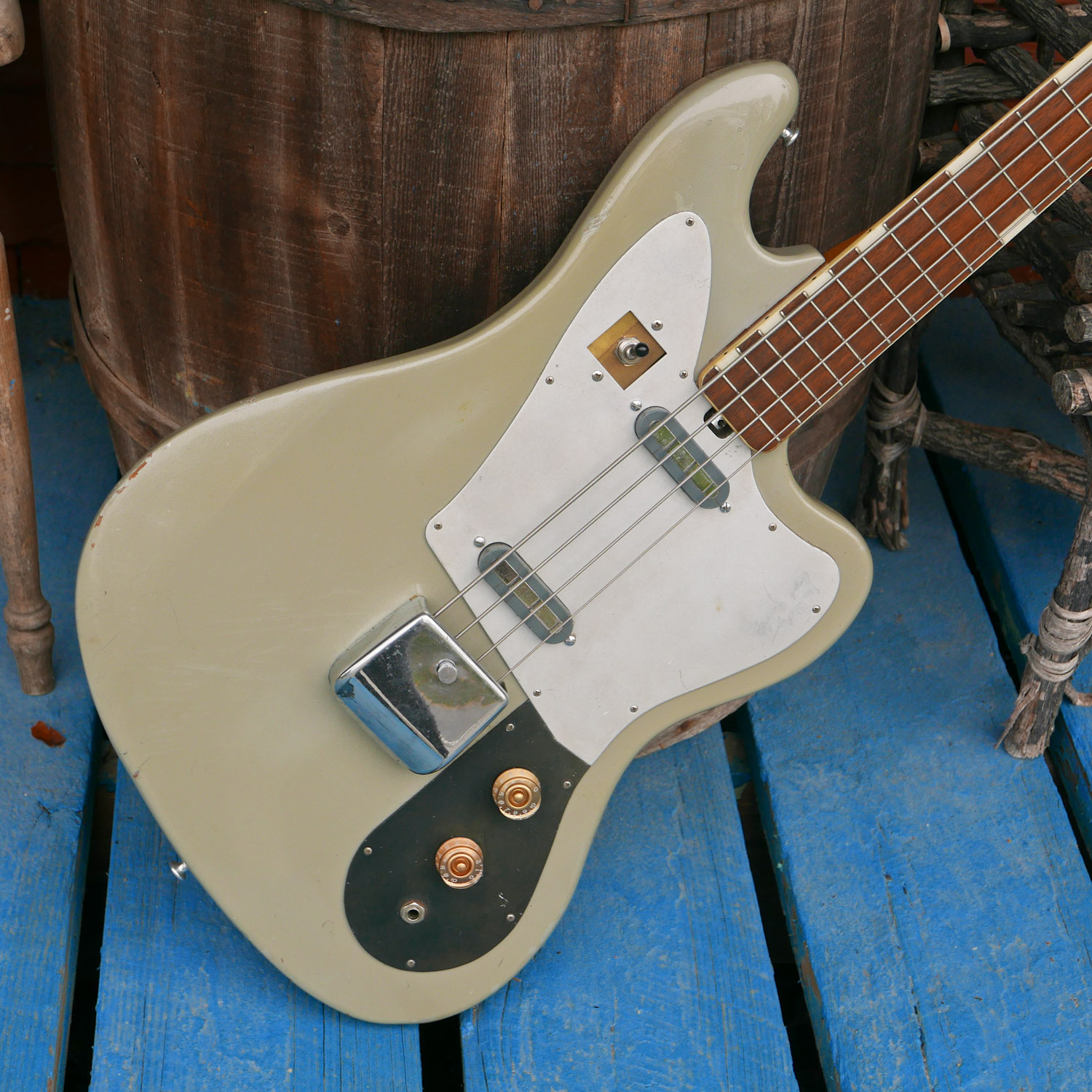 1960s Teisco EB200 Electric Bass Guitar