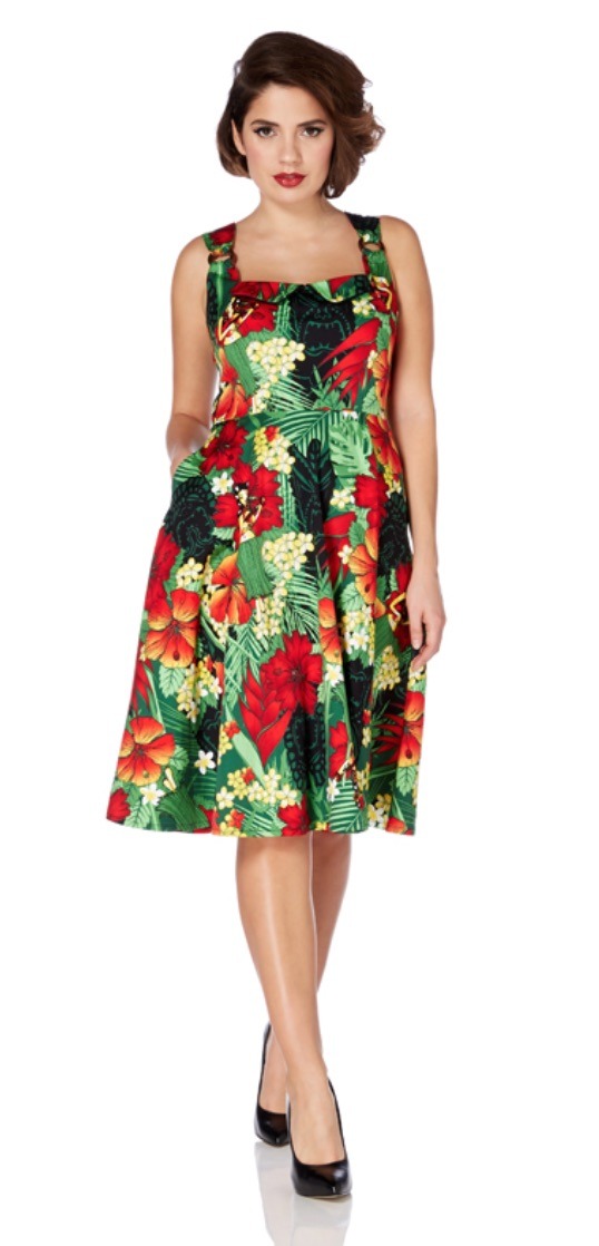 Felicity Tropical A-line Dress