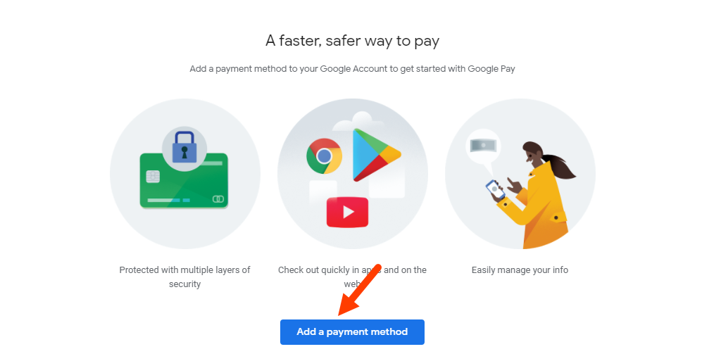 Google Account Add a Payment Method