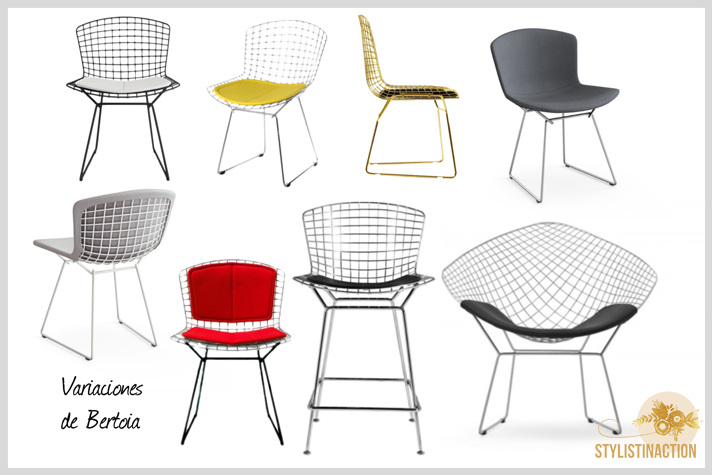 sillas de autor sillas de autor - cual es la indicada para cada casa - serie Bertoia