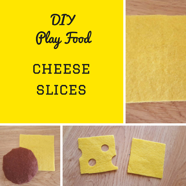 DIY Play Food - cheese slices, tutorial and pattern DIY Play Food - cheese slices, tutorial and pattern