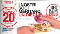 Spendi & Riprendi Ipercoop: 10 euro in buoni sconto per ogni 10 euro spesi Logo Spendi & Riprendi Ipercoop: 10 euro in buoni sconto per ogni 10 euro spesi