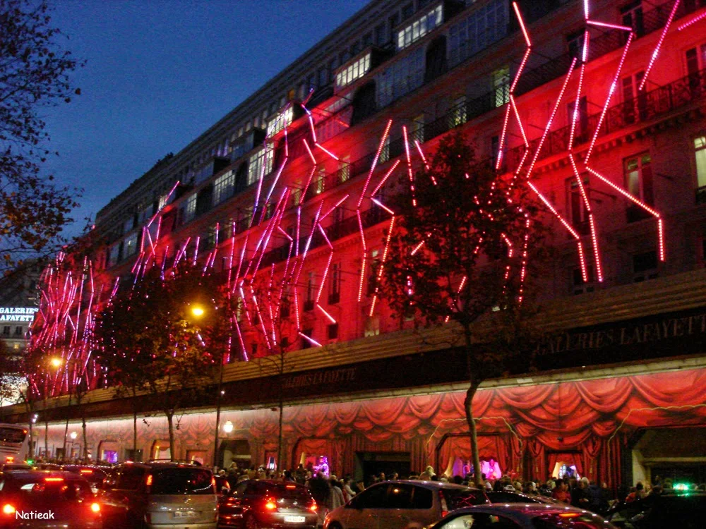 Illumination de Noël Galerie Lafayette