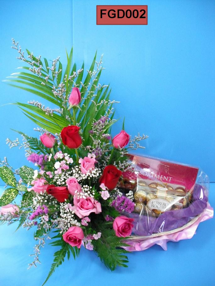 Bedok Flower Shop's Online Floral Fruit & Gift Basket