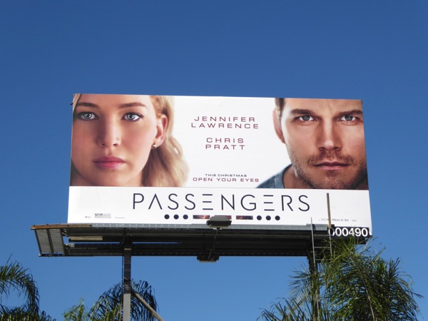 Passengers film billboard Passengers film billboard