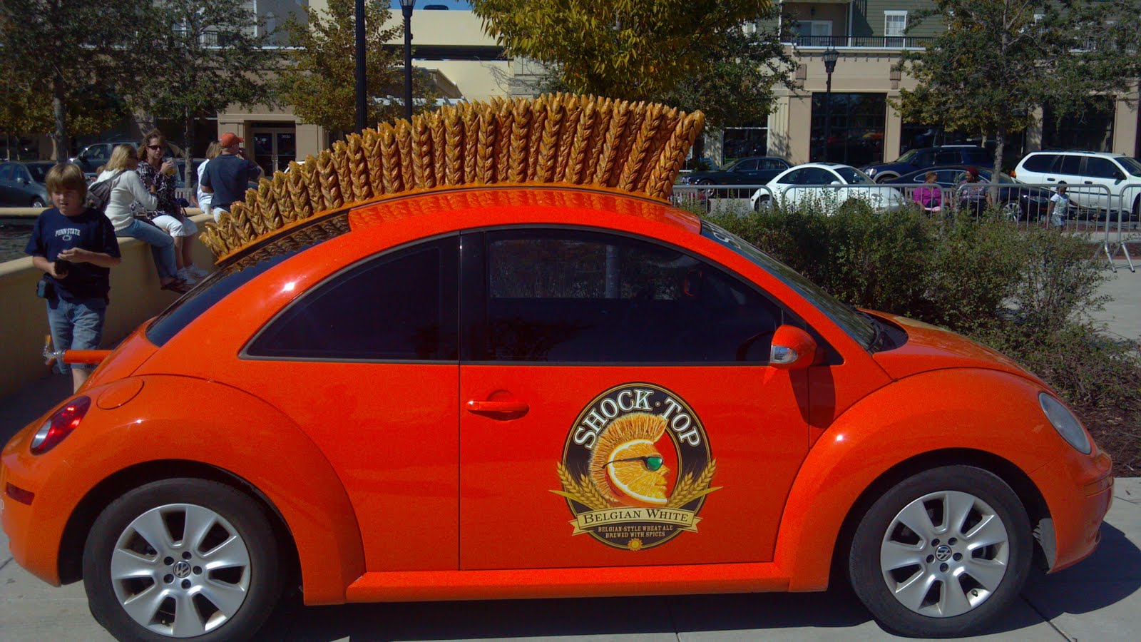 Malty Hops Shock Top car at Oktoberfest