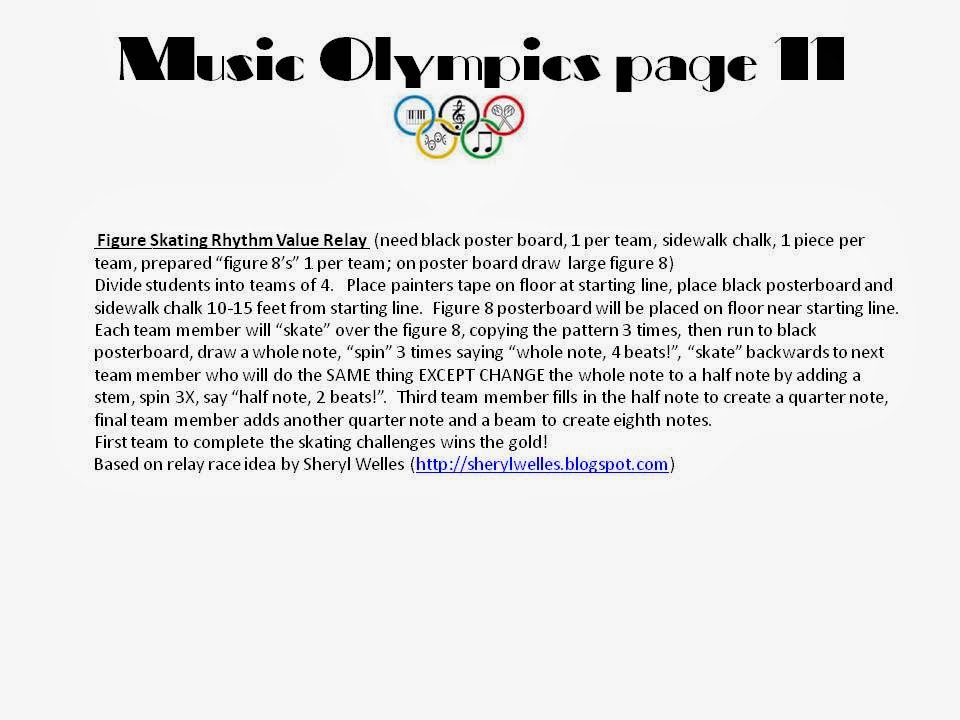 Music olympics games