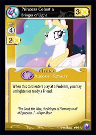 My Little Pony Princess Celestia, Bringer of Light Canterlot Nights CCG Card