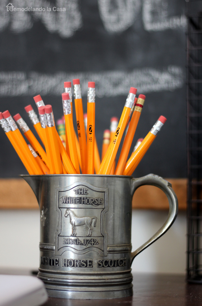 number 2 pencils in cup