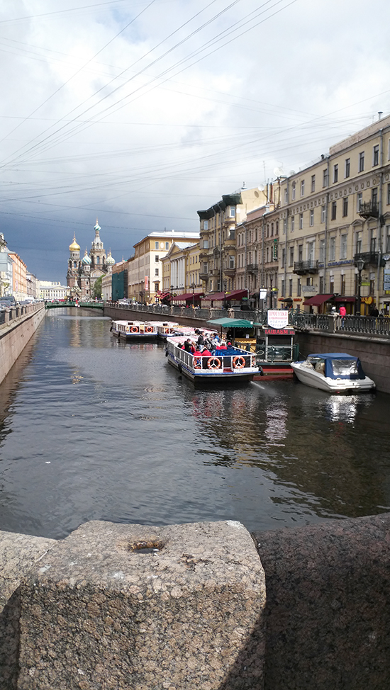 Канал Грибоедова, вид на Спас на Крови