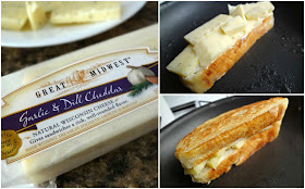 Garlic Herb Ciabatta Grilled Cheese