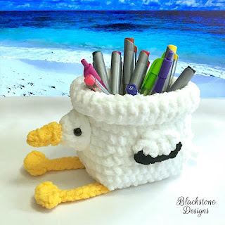 Pelican Basket Free Crochet Pattern