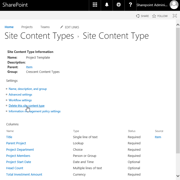 types of sharepoint sites