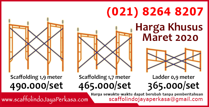jual scaffolding pondok kelapa