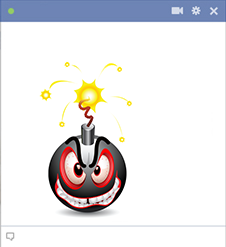 Bomb Facebook emoticon