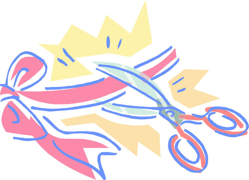 Ribbon cutting Ribbon cutting