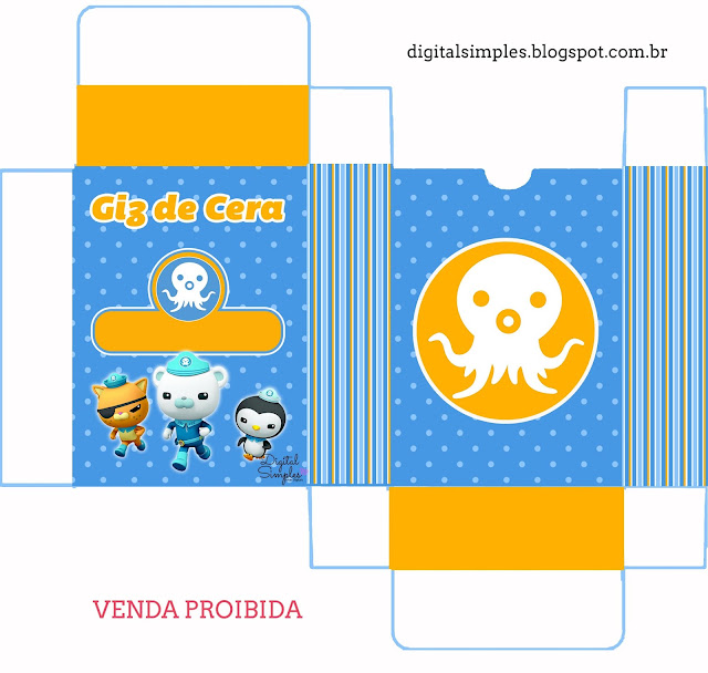 Octonautas: Cajas para Imprimir Gratis. Cajas de Octonautas para imprimir gratis.