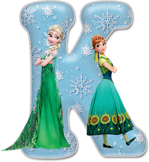 Alfabeto de Frozen Fever con Minúsculas. 