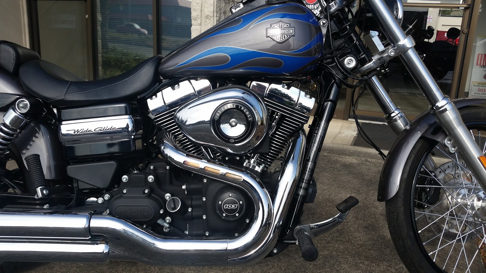 OMG Motorsports 2014 Harley Dyna Wide Glide FXDWG 103, ABS, Vance & Hines