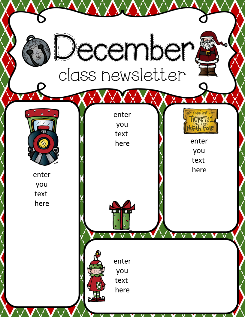 Simply Delightful In 2nd Grade December Newsletter Freebie 