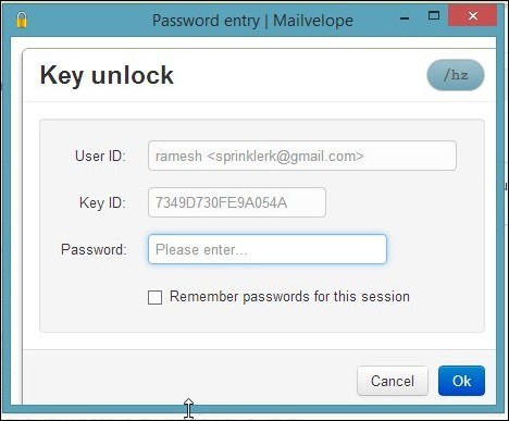 password protect emails fmail