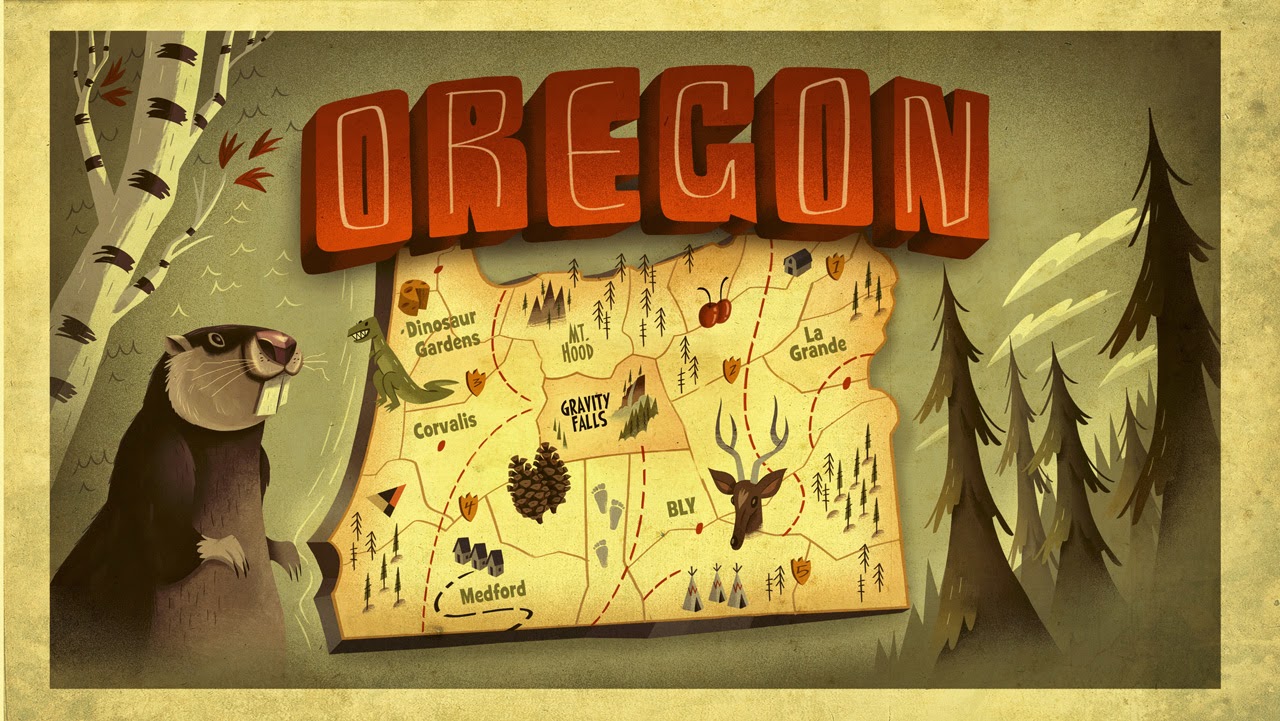 Gravity Falls Club MX 4 Datos y curiosidades sobre Oregon.