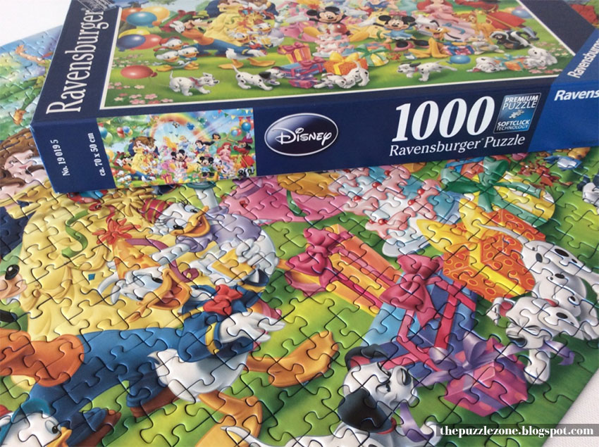 Ravensburger Mickey's Birthday 1000 pieces jigsaw puzzle review The