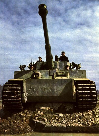 Tiger Tank Color Photos World War II worldwartwo.filminspector.com