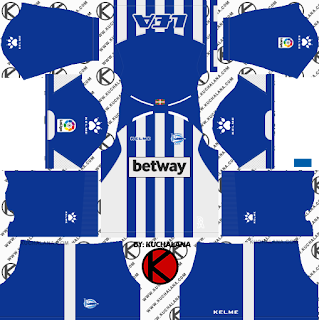 Deportivo Alavés 2018/19 Kit - Dream League Soccer Kits