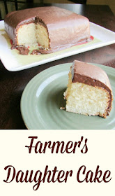 This simple cake is creamy and delicious. The frosting is almost like chocolate pudding. This is a must make cake! This cake is simple but really good. The cake has no butter or oil in it, just cream. Perhaps it was a dairy farmer's daughter who created it! The fudge frosting is a great pour over frosting that tops it off just right. It's smaller size and tasty combination is sure to work its way into your heart.