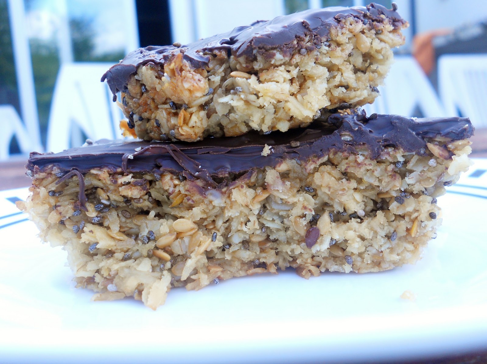 Flaxjacks vegan flax and chia seed flapjacks/ energy bars